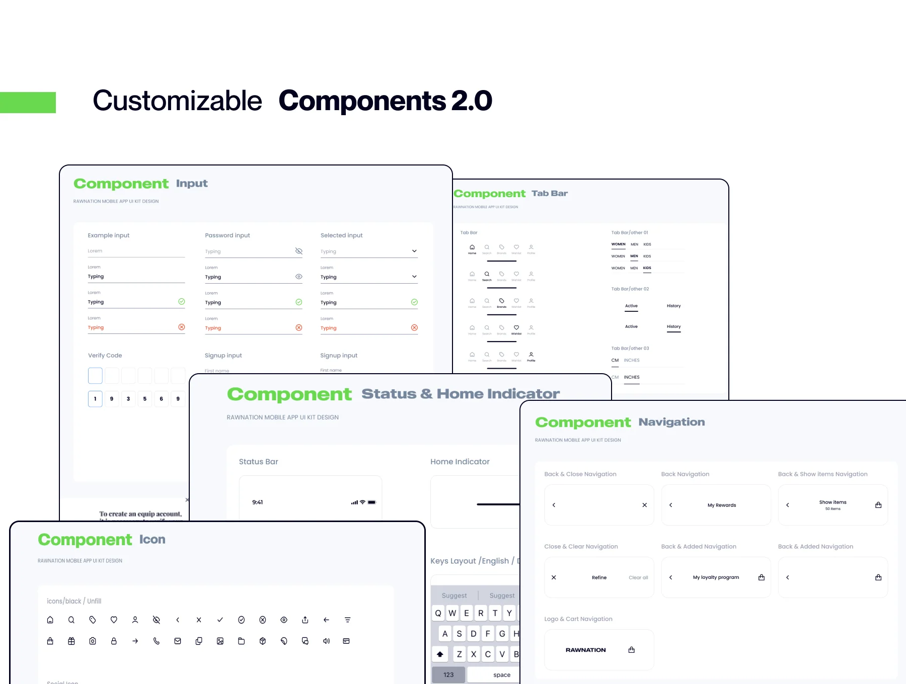 RAWNATION Mobile App Ui Kit Design 5