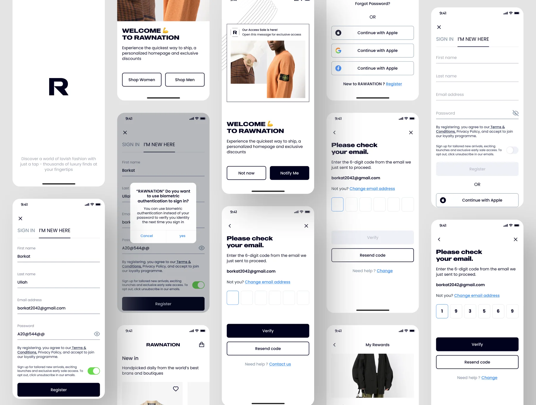 RAWNATION Mobile App Ui Kit Design 7