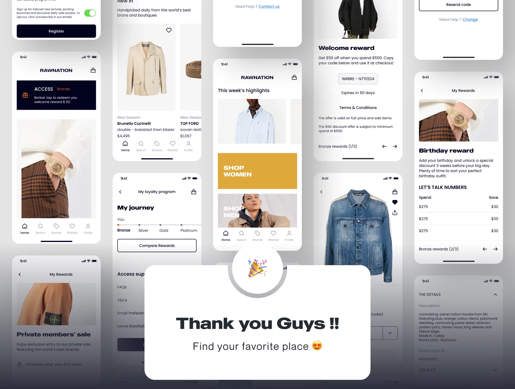 RAWNATION Mobile App Ui Kit Design 8
