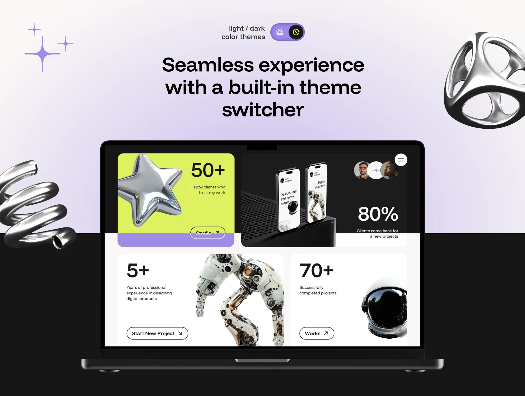 Rayo - Digital Agency & Personal Portfolio HTML Template 5