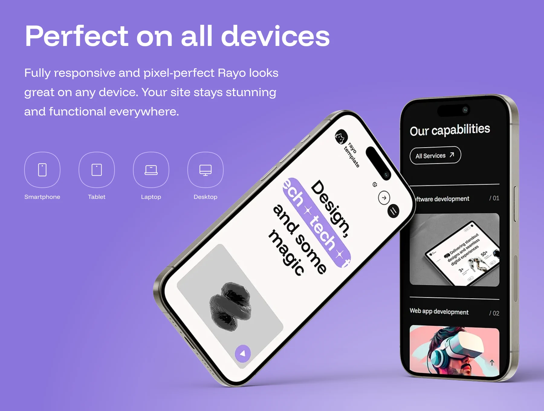Rayo - Digital Agency & Personal Portfolio HTML Template 6