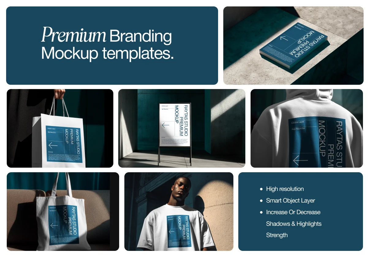 Raytas Fashion Branding Mockup Kit