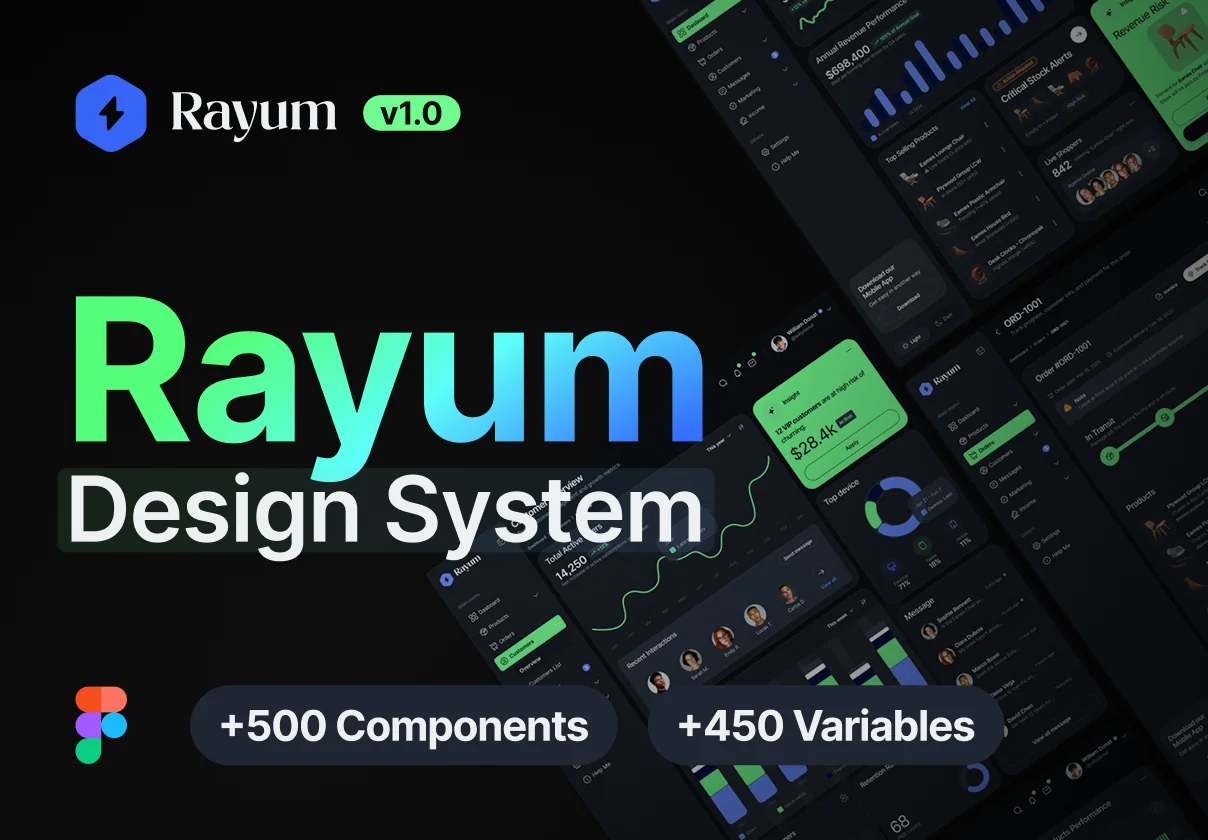 Rayum — Advanced Design System for Figma