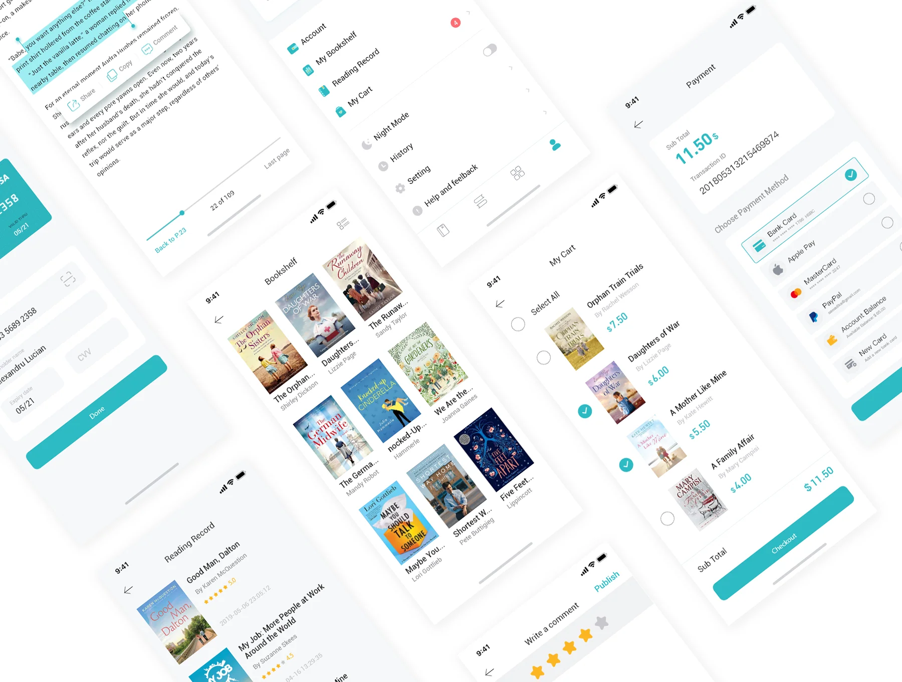 Read & Book UI Kit for Adobe XD 6