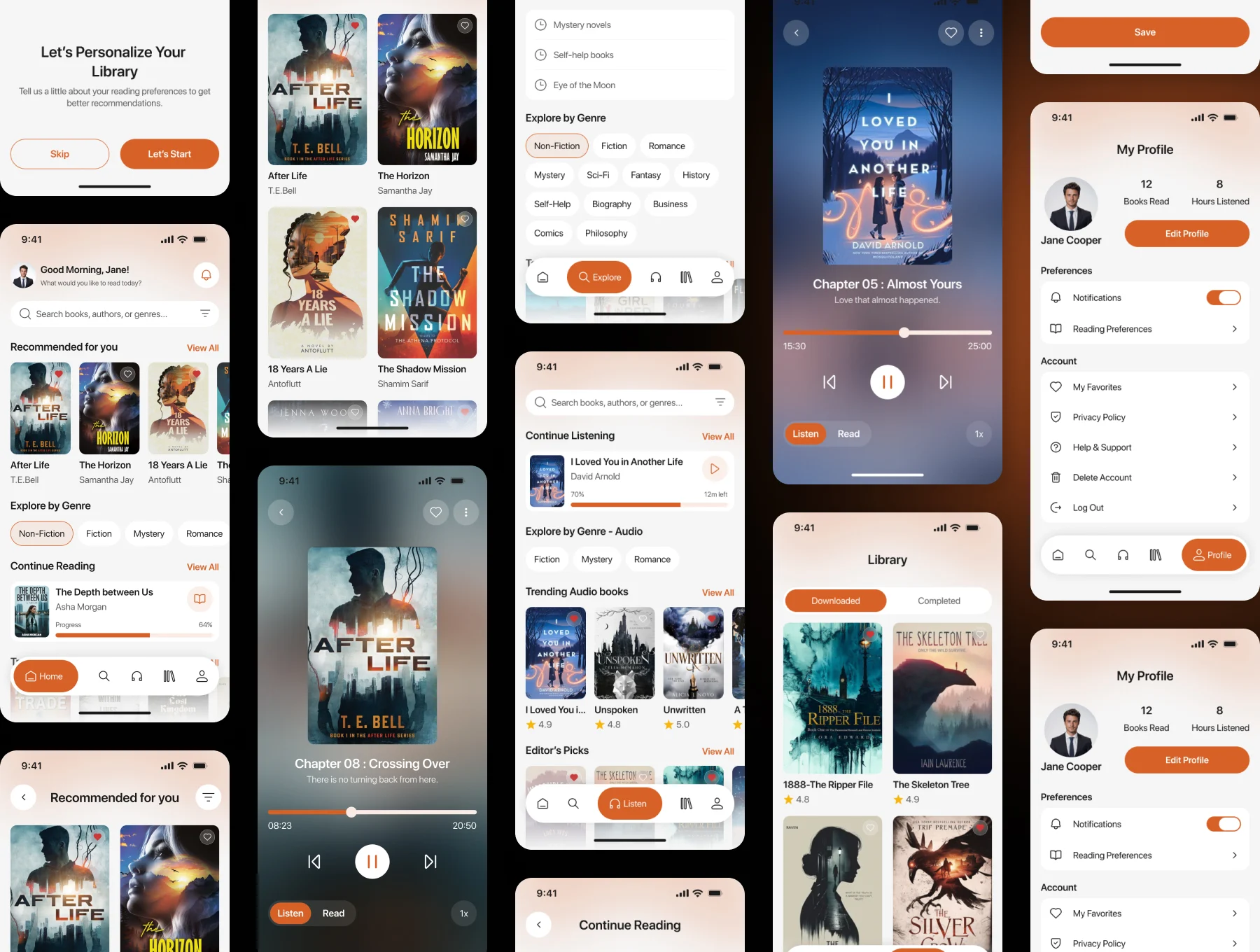 Readora Online Book Store App UI Kit 4
