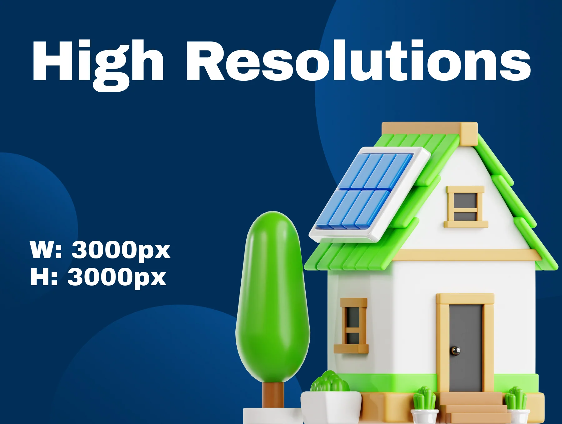 Real Estate 3D Icon Set 2