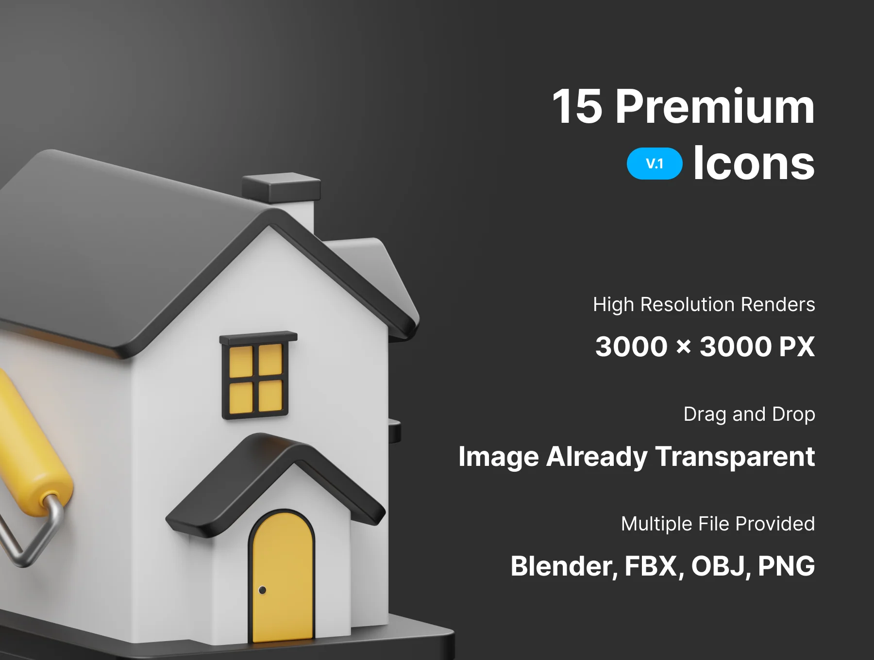 Real Estate 3D Icon 2