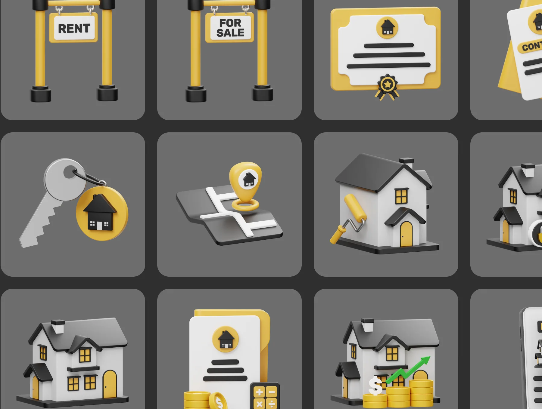 Real Estate 3D Icon 5