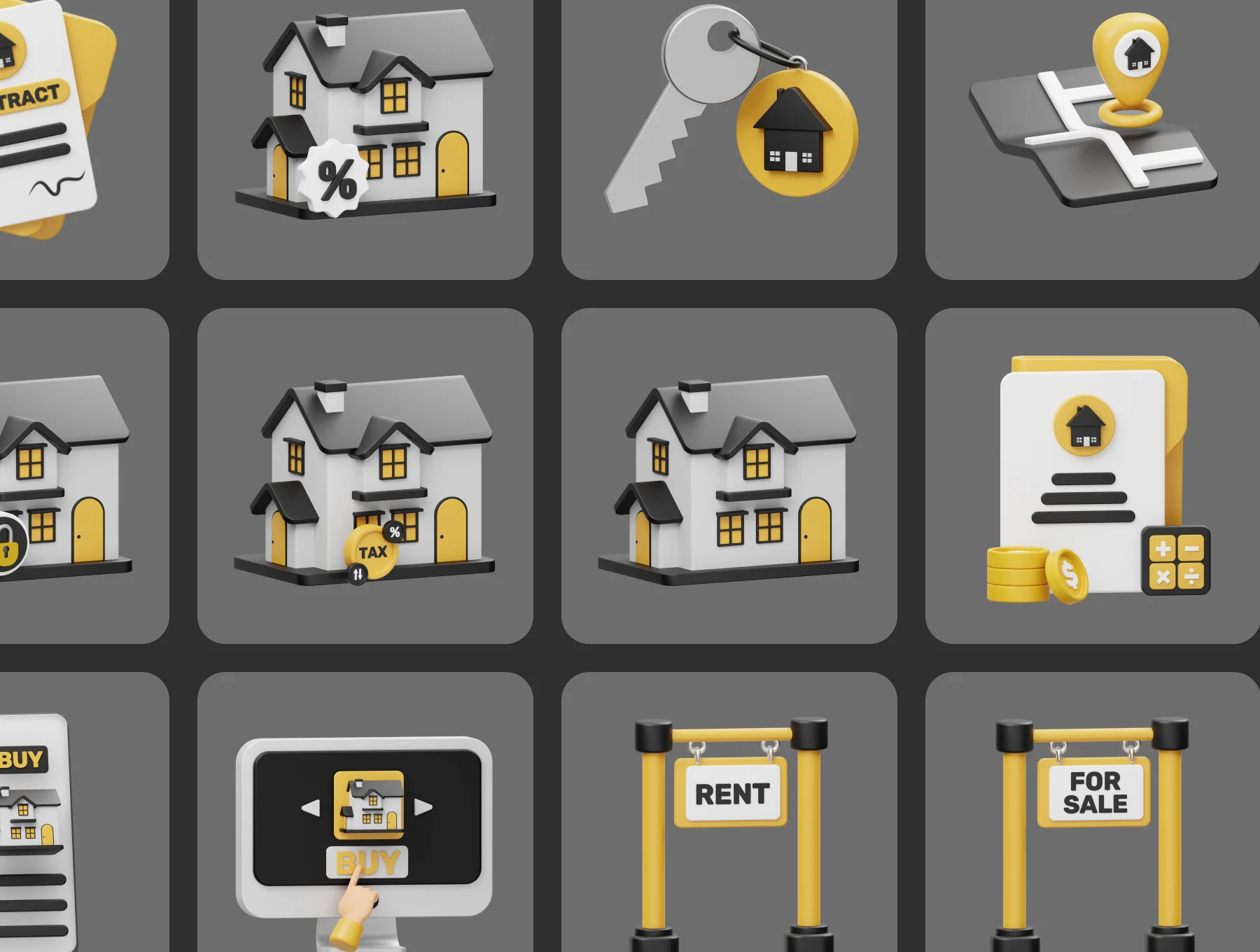 Real Estate 3D Icon 6