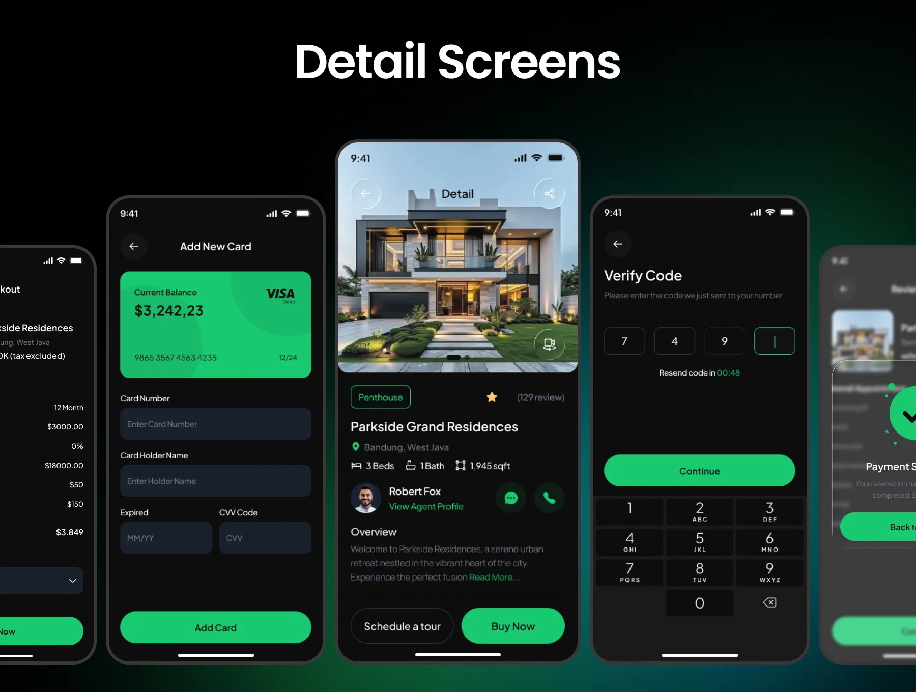 Real Estate AI Assistance Mobile App Ui kit 5