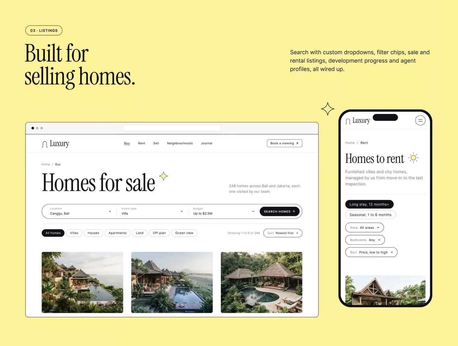 Real Estate and Property Listing UI Kit 3
