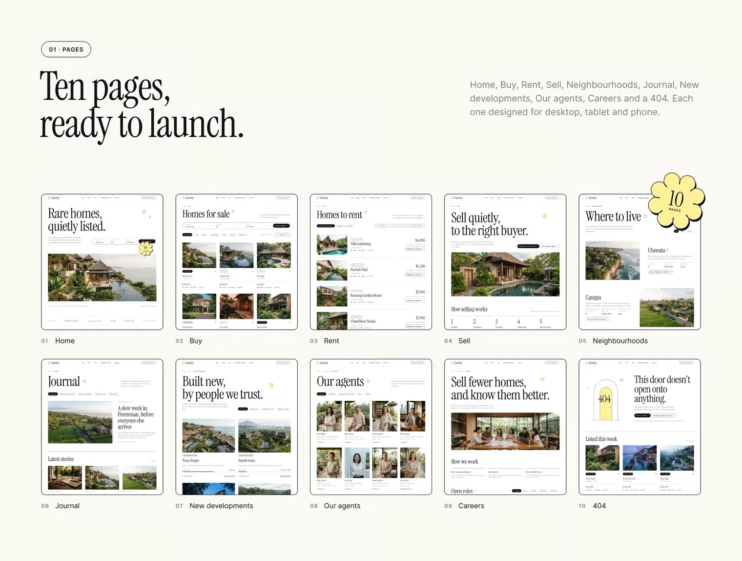 Real Estate and Property Listing UI Kit 6