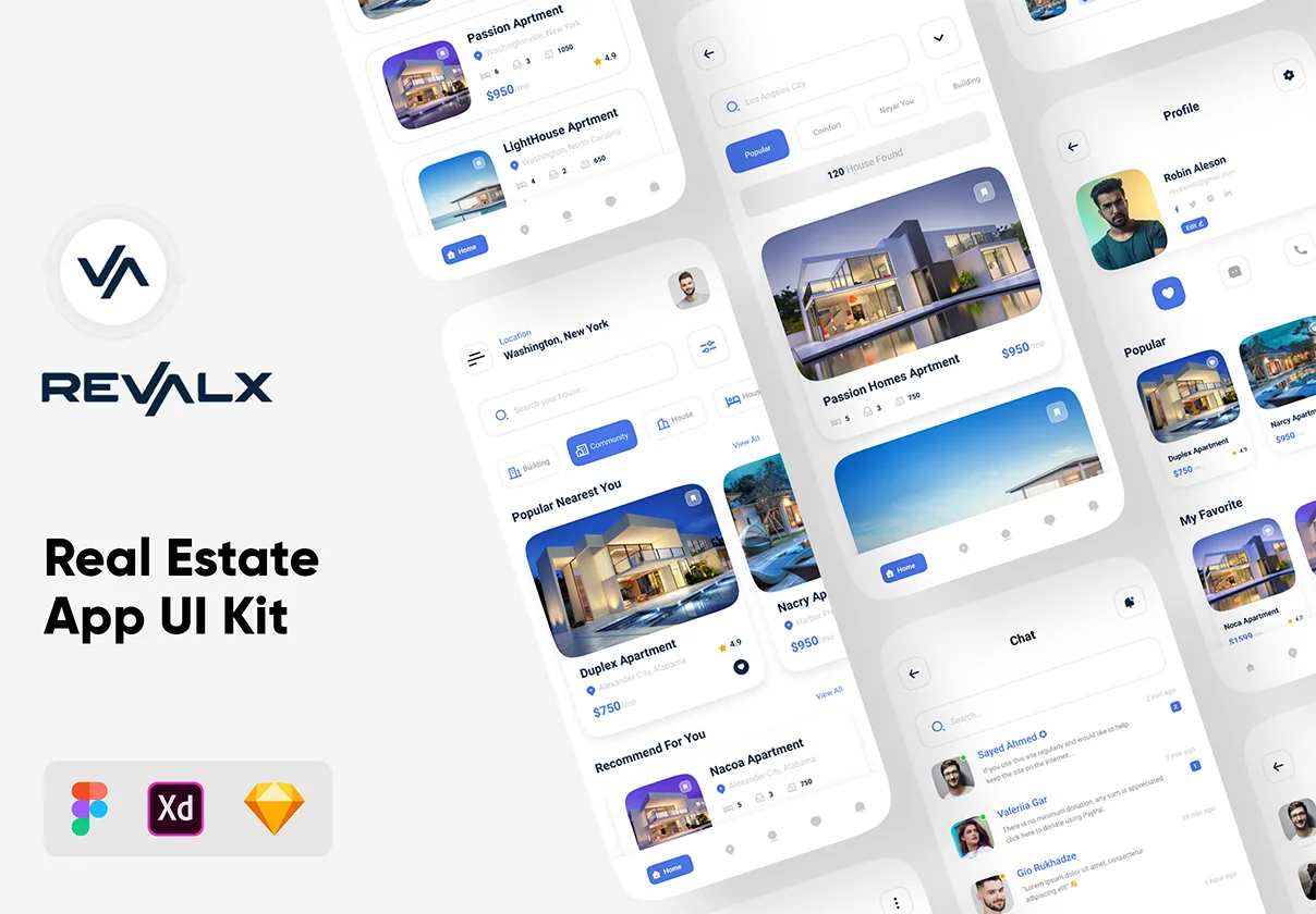 Real Estate App UI Kit