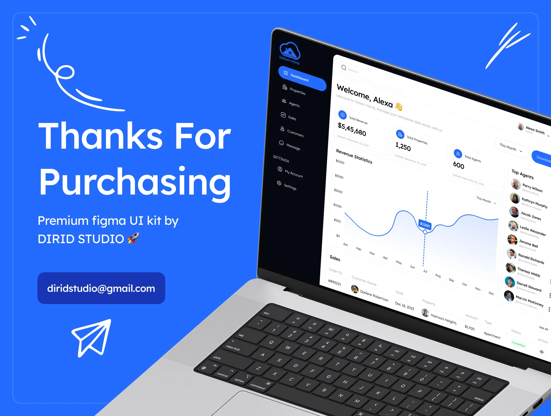 Real Estate Dashboard Admin UI Kit 8