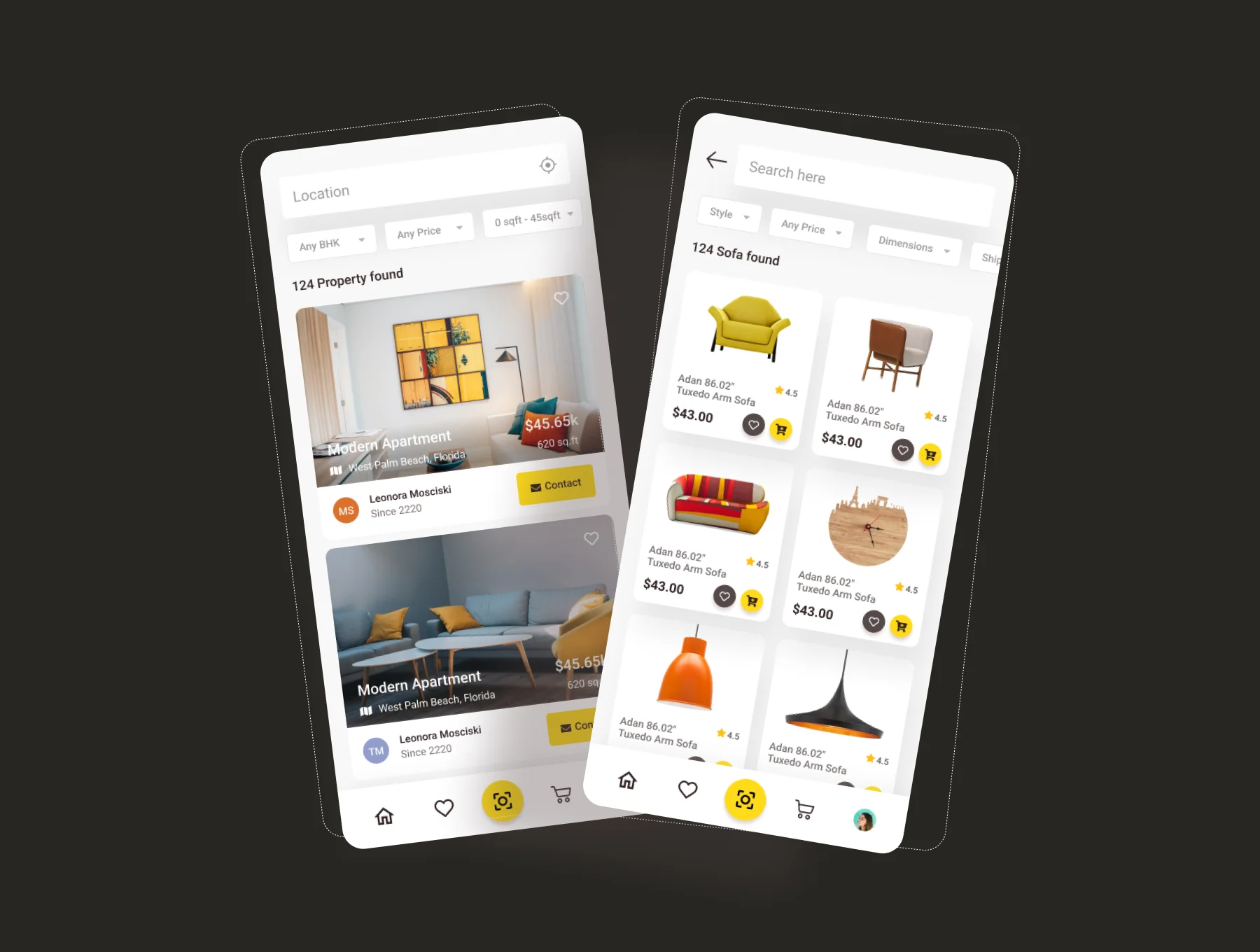 Real Estate & E-commerce UI Kit 4