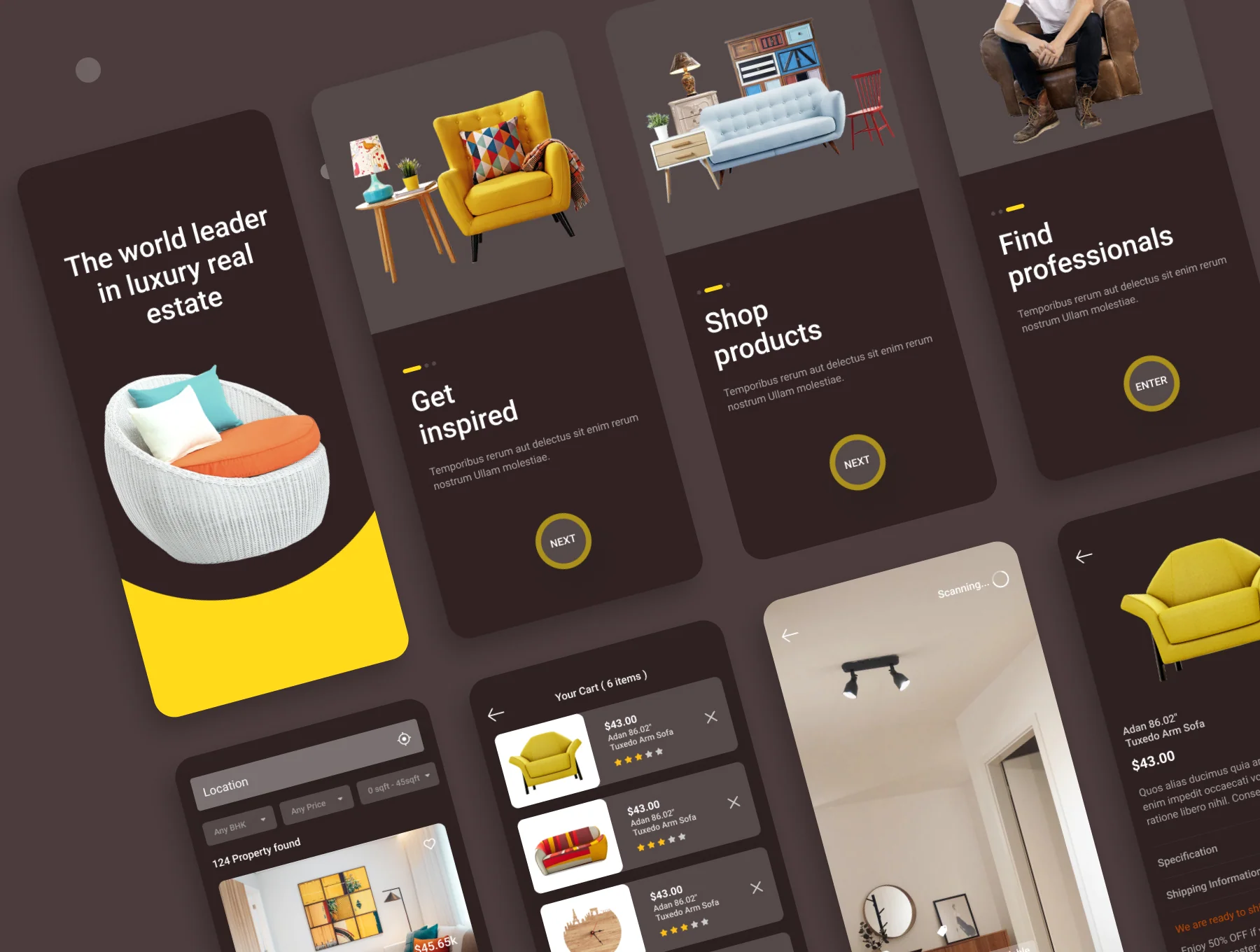 Real Estate & E-commerce UI Kit 6