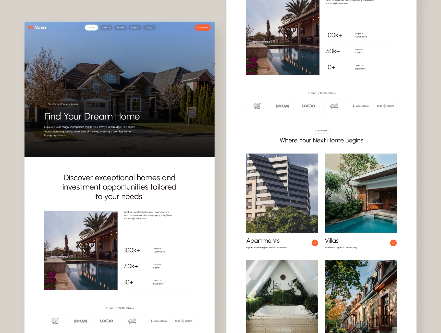 Real Estate Framer Website