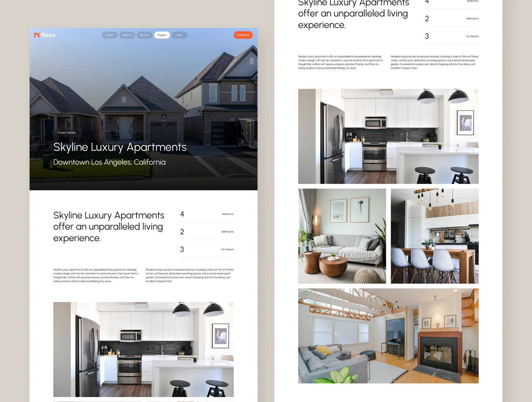 Real Estate Framer Website 4