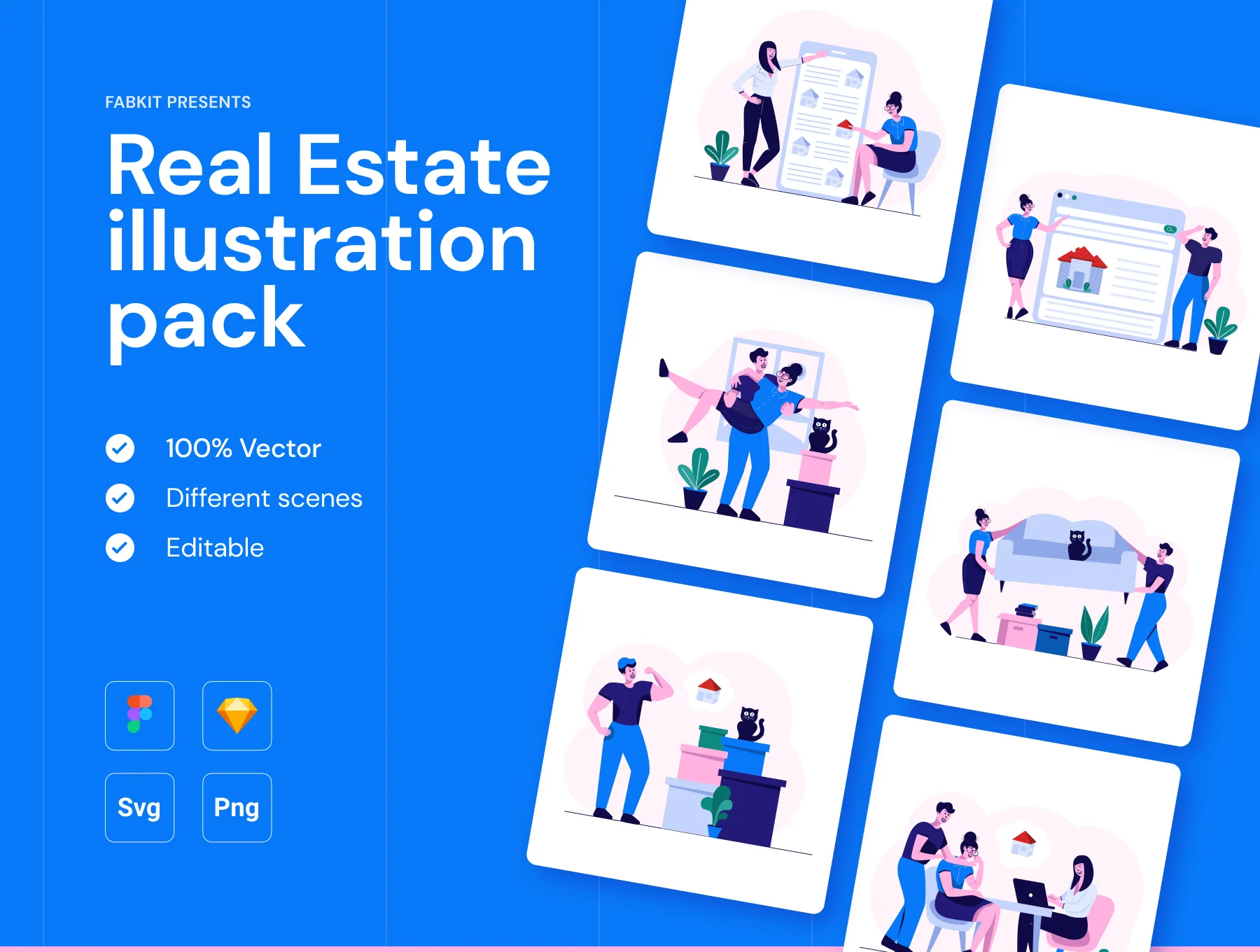 Real Estate Illustration pack