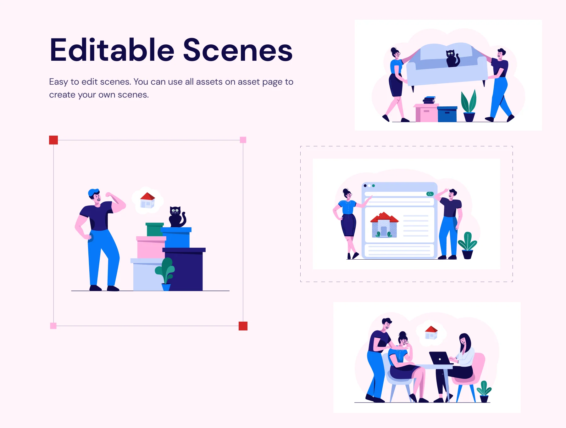 Real Estate Illustration pack 5