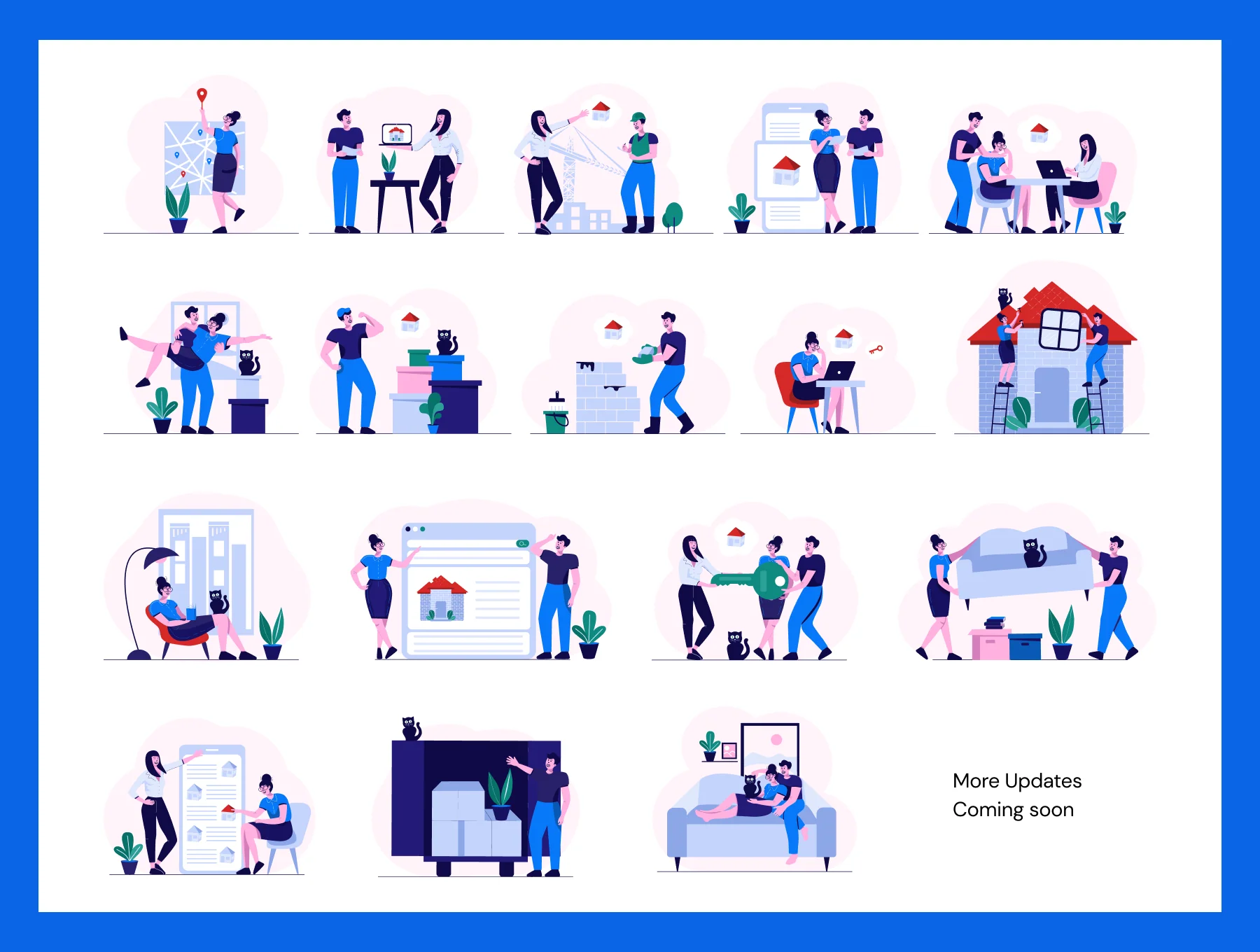 Real Estate Illustration pack 6