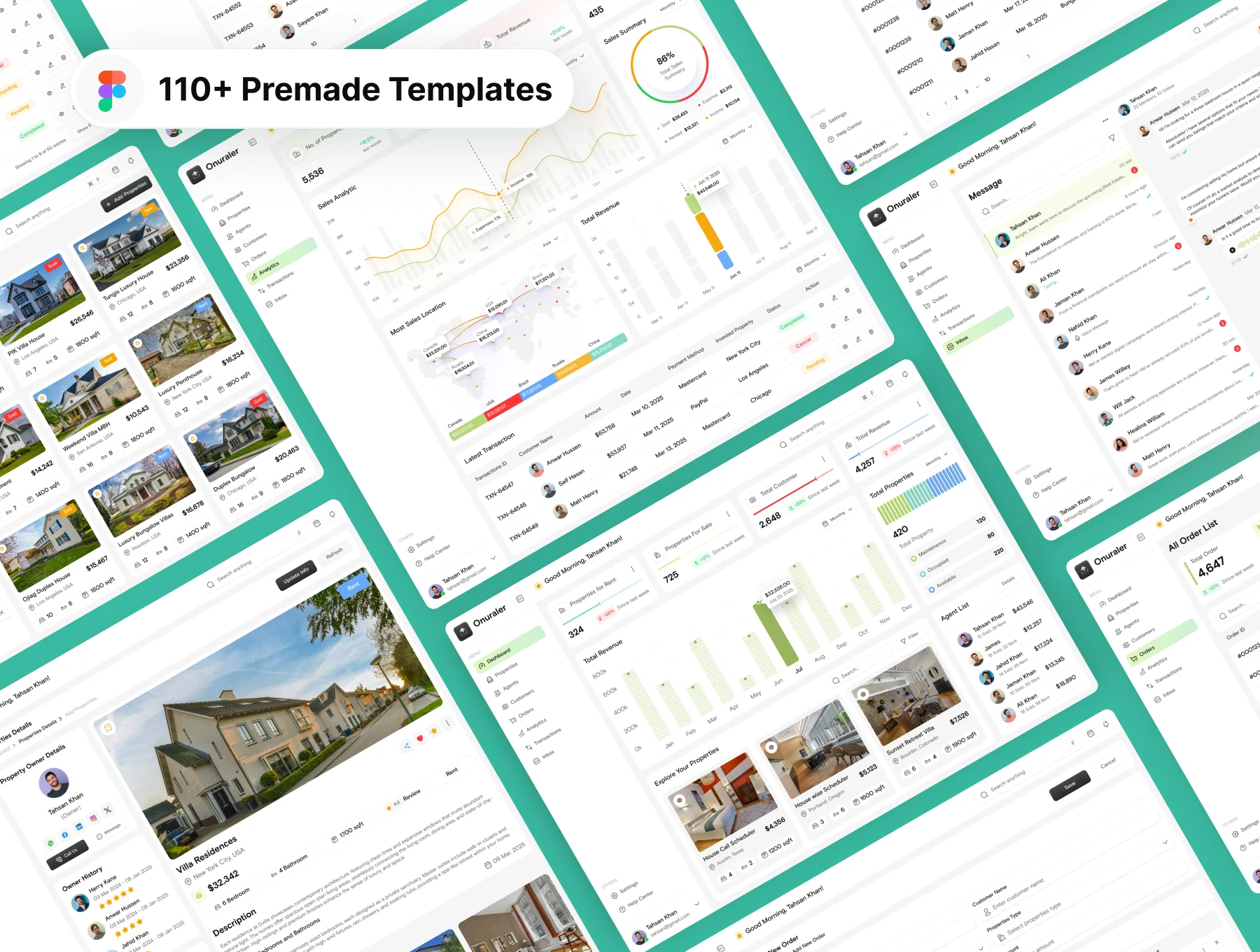 Real Estate Management Web App UI Kit 4