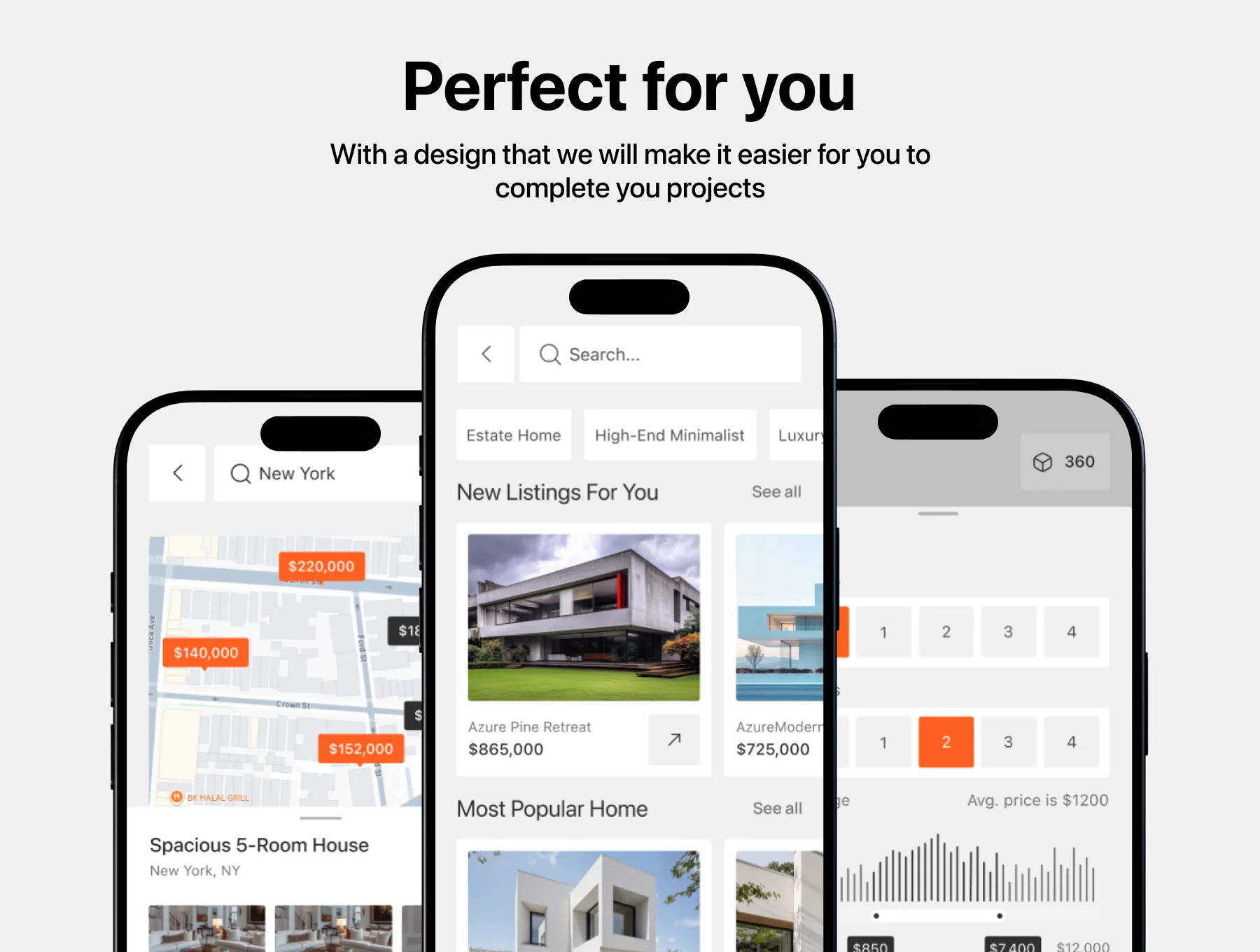 Real Estate – Mobile App UI Kit 3