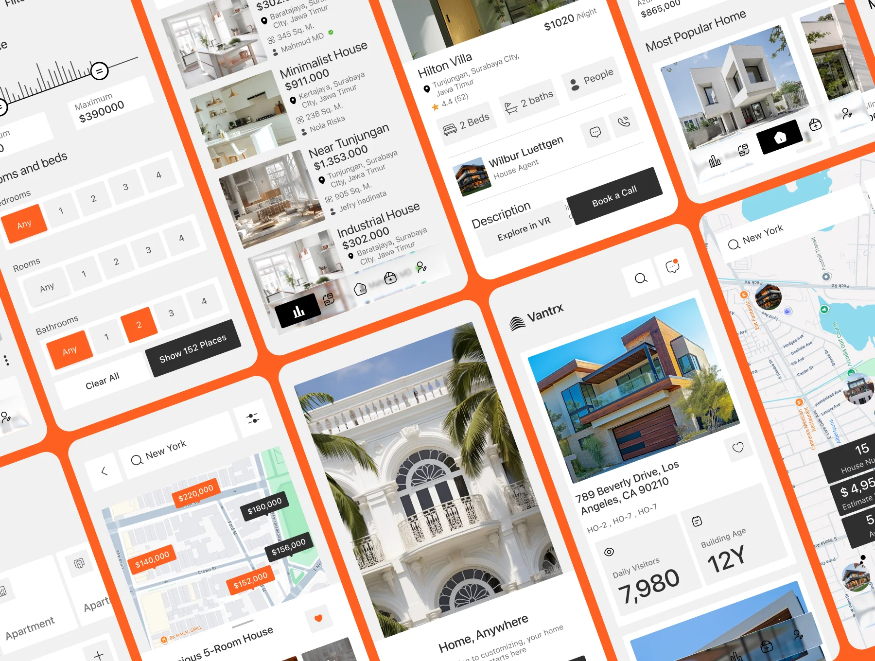 Real Estate – Mobile App UI Kit 4