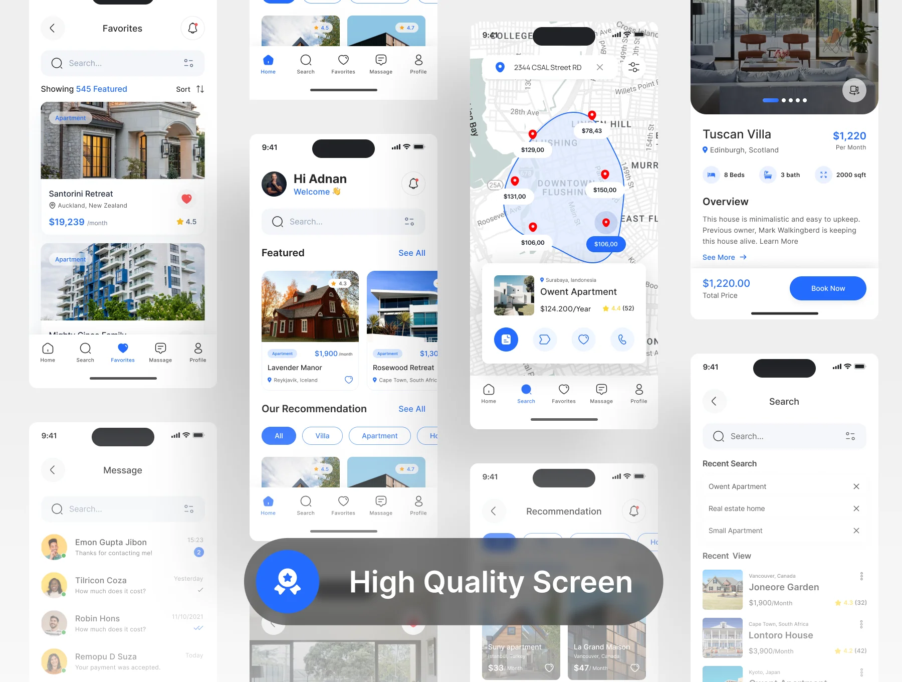 Real Estate Mobile App Ui Kit 3