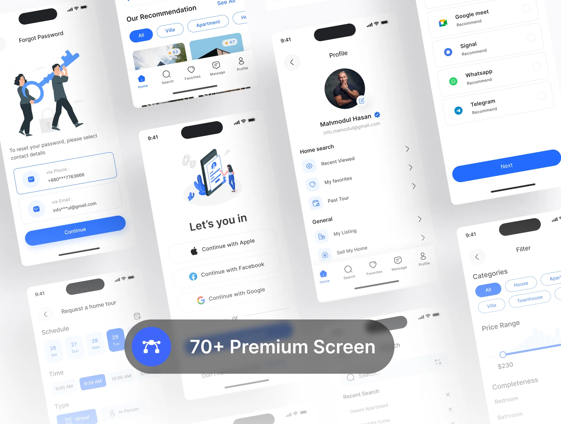 Real Estate Mobile App Ui Kit 4