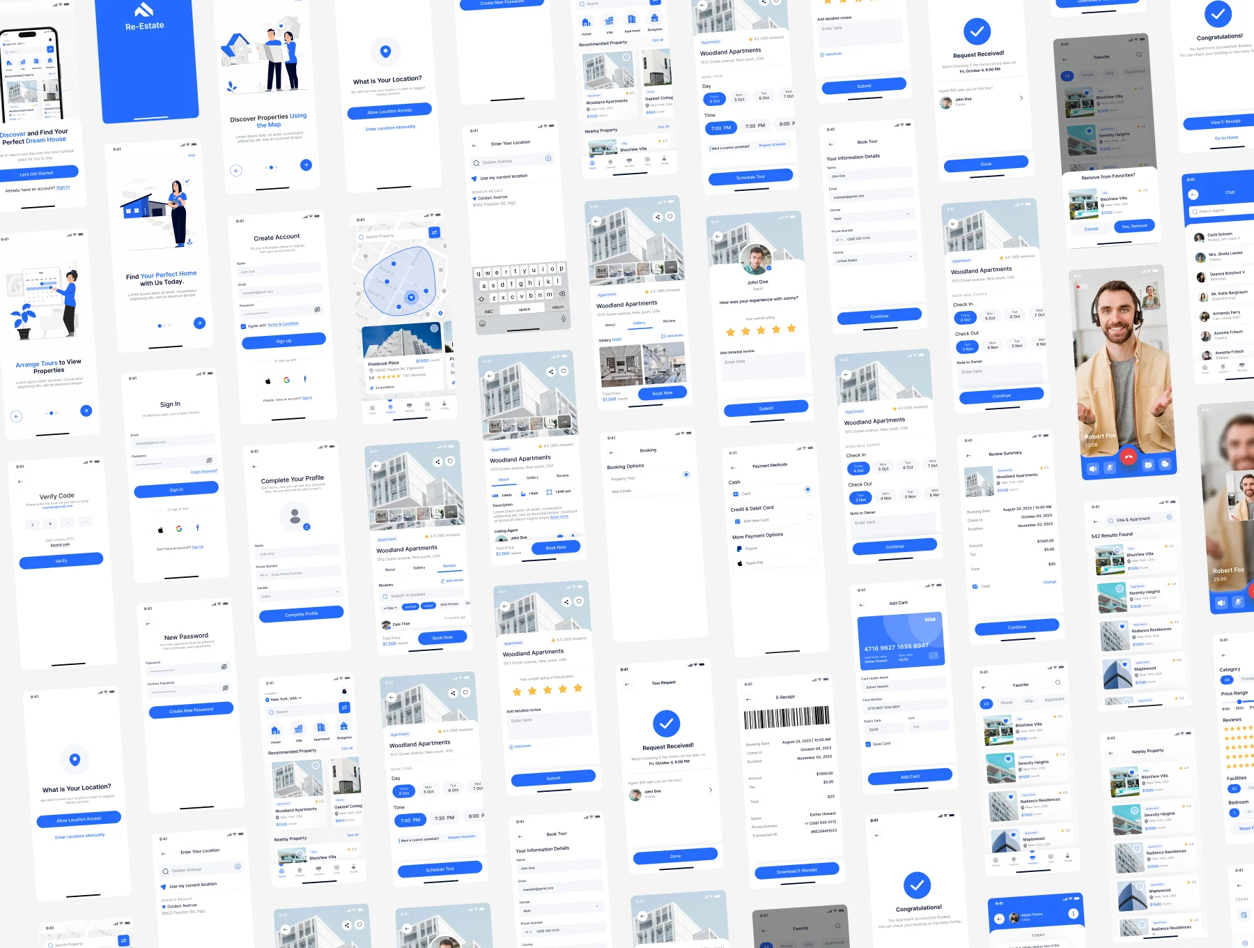 Real Estate Mobile App UIUX Kit