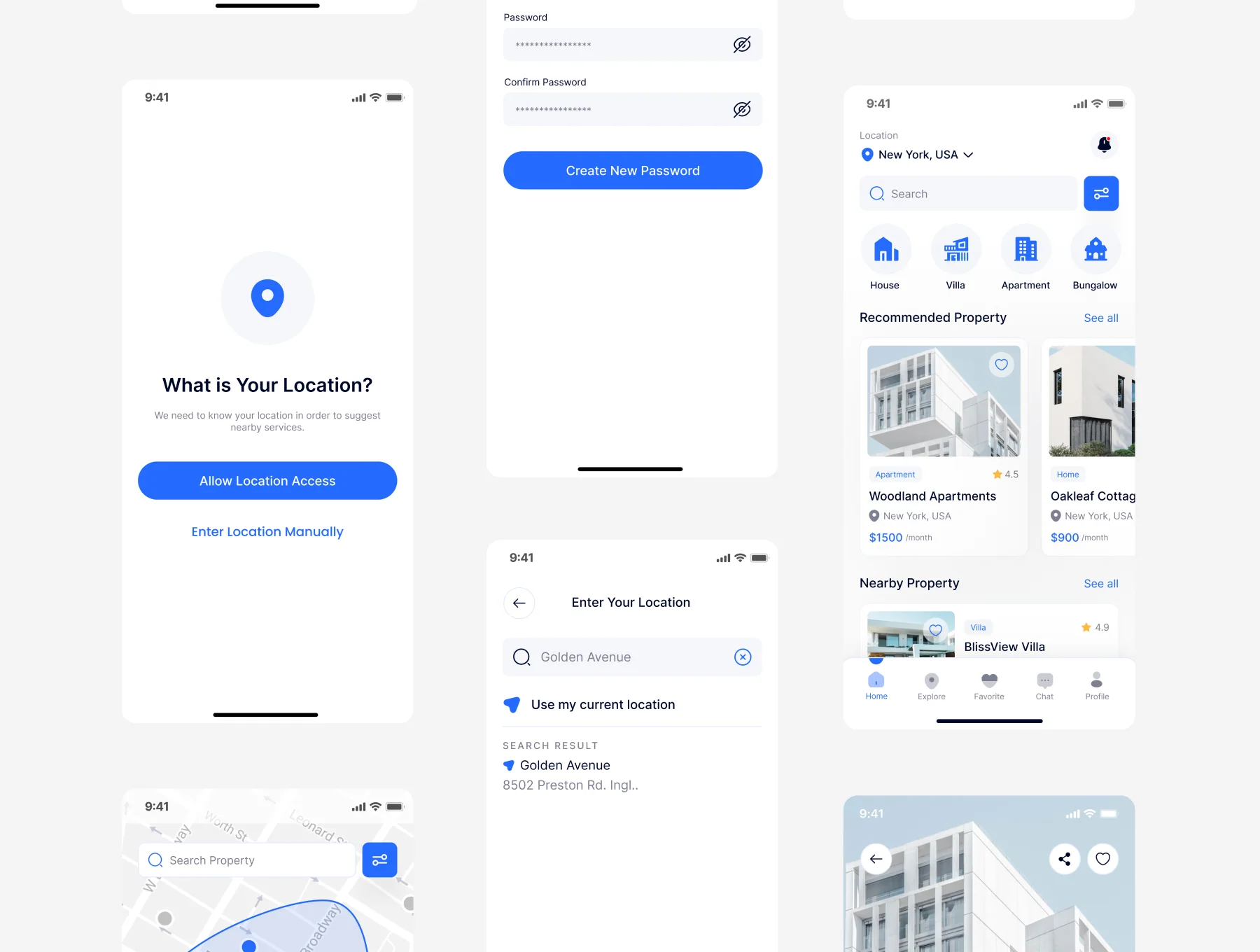 Real Estate Mobile App UIUX Kit 3