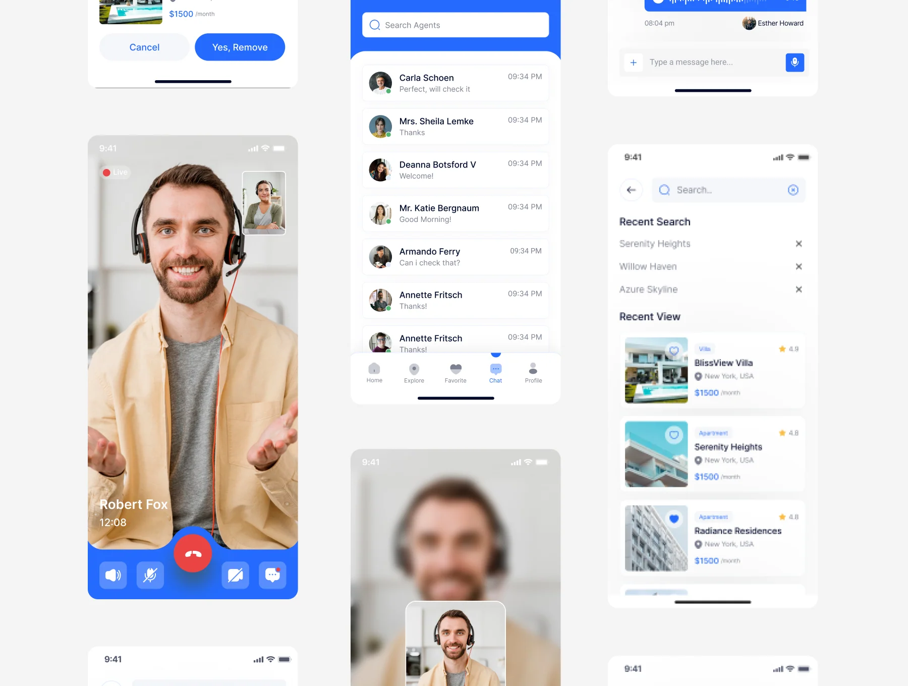 Real Estate Mobile App UIUX Kit 8