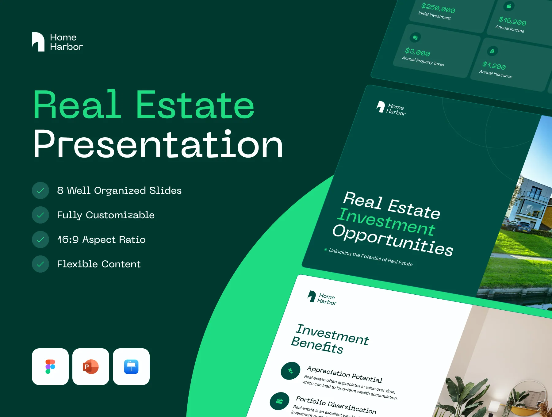 Real Estate Presentation Template — Home Harbor