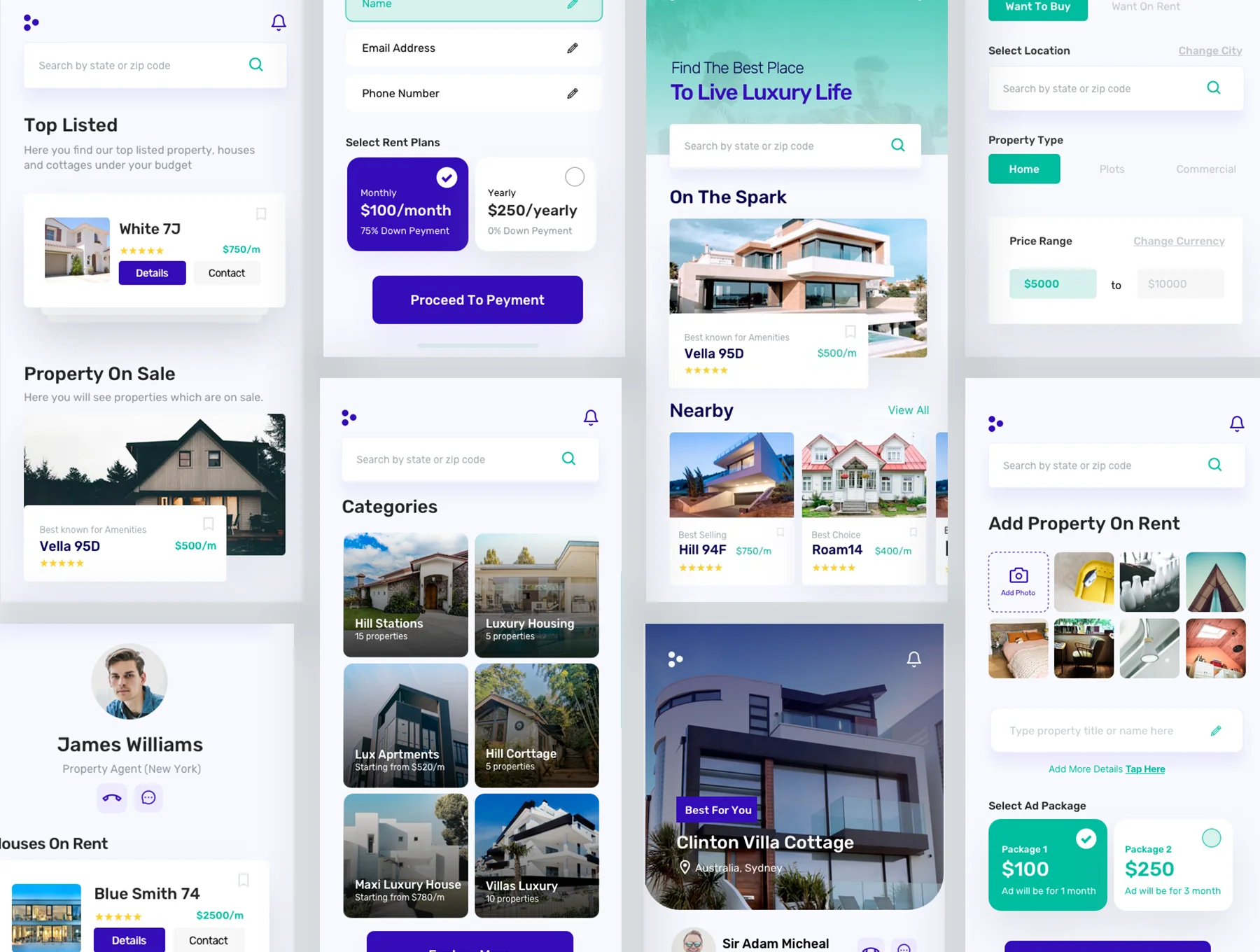 Realti - Real Estate, Property Finder and Tenants App Kit 6
