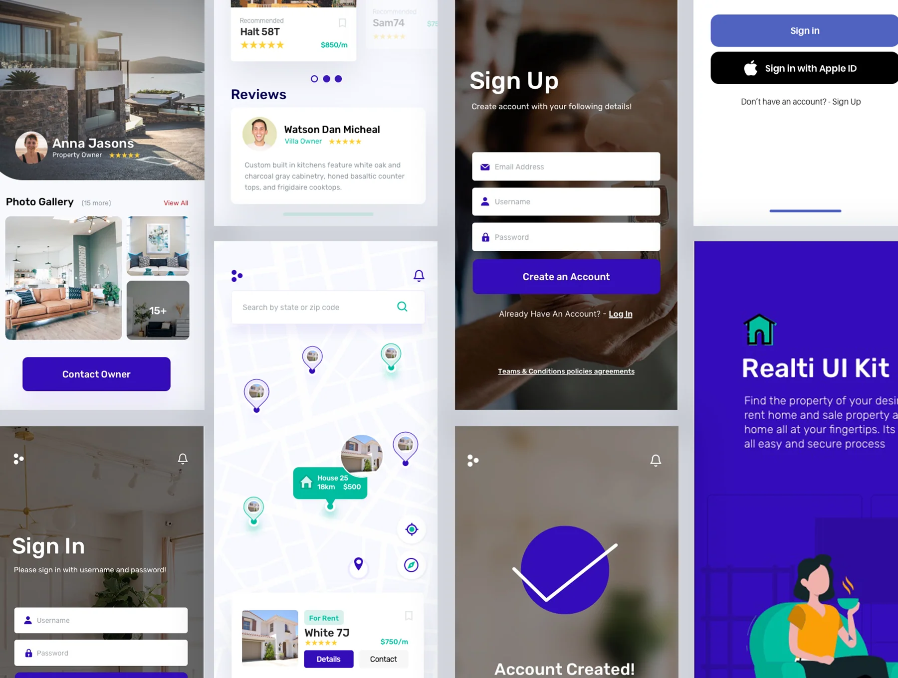 Realti - Real Estate, Property Finder and Tenants App Kit 7