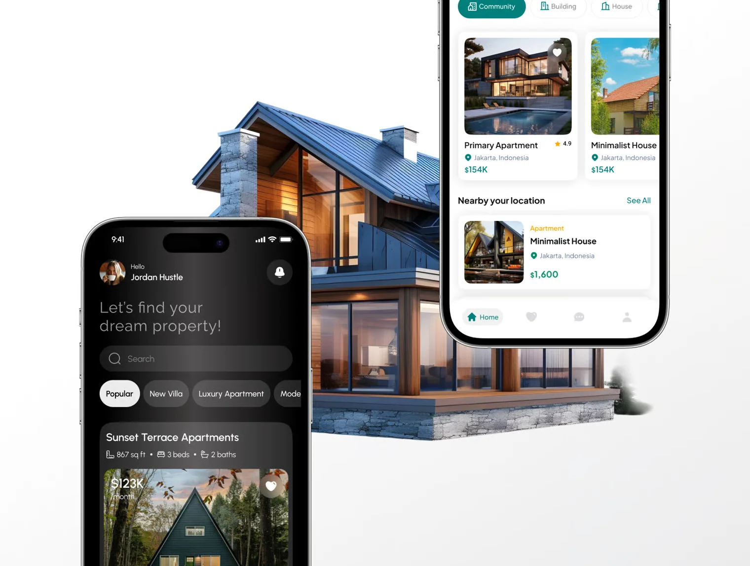 Real Estate UI Kit — Property Buy & Sale Screens 4