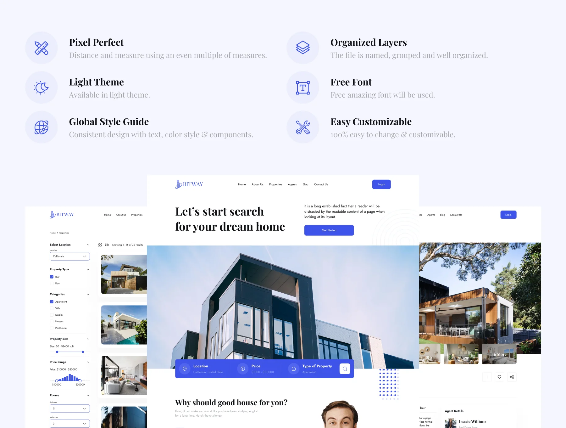 Real Estate Web UI Kit 2