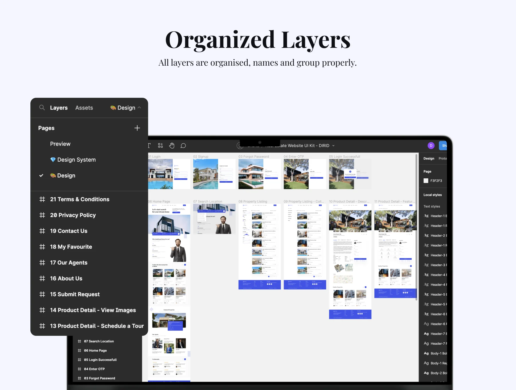 Real Estate Web UI Kit 3