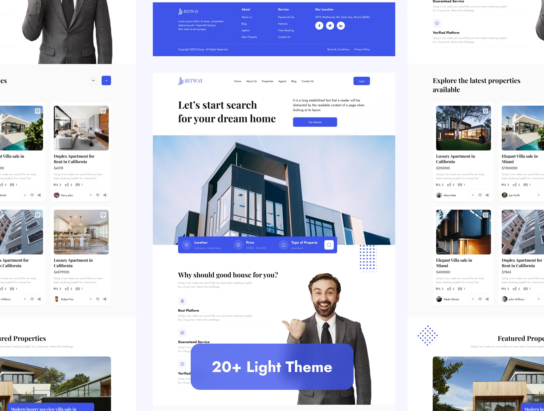 Real Estate Web UI Kit 5