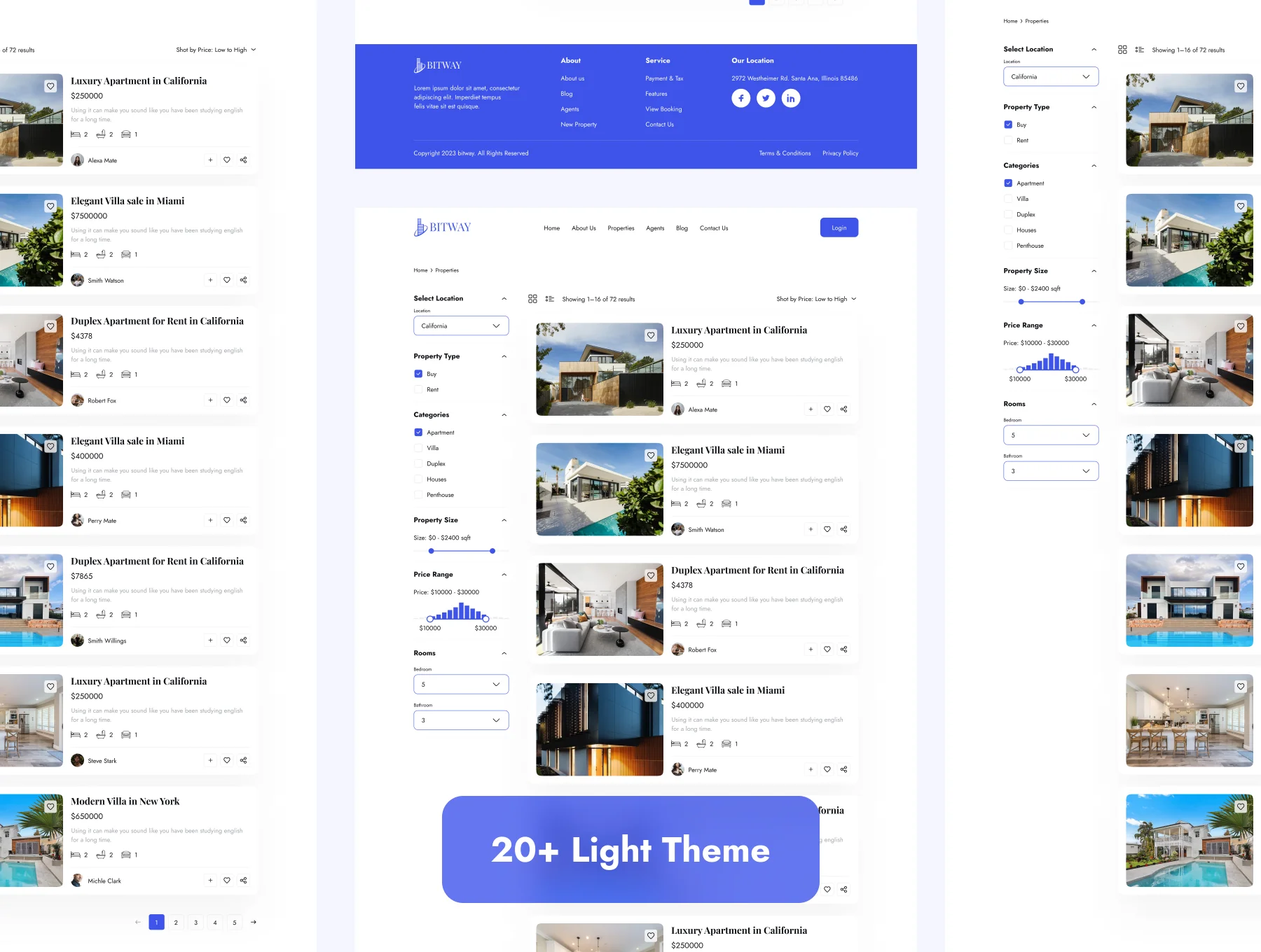 Real Estate Web UI Kit 6