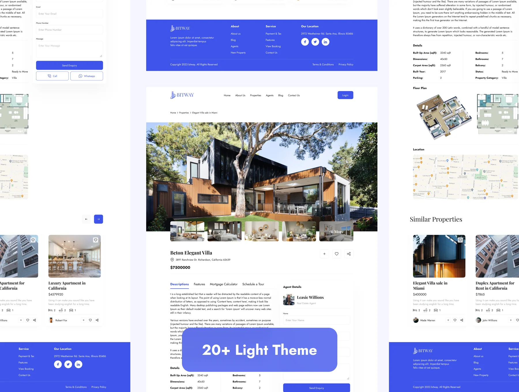 Real Estate Web UI Kit 7