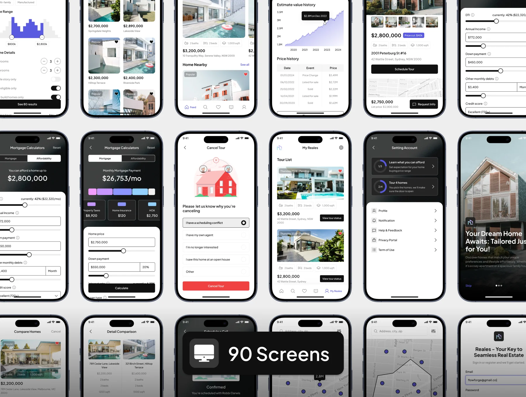 Reales - Real Estate App UI Kit 3