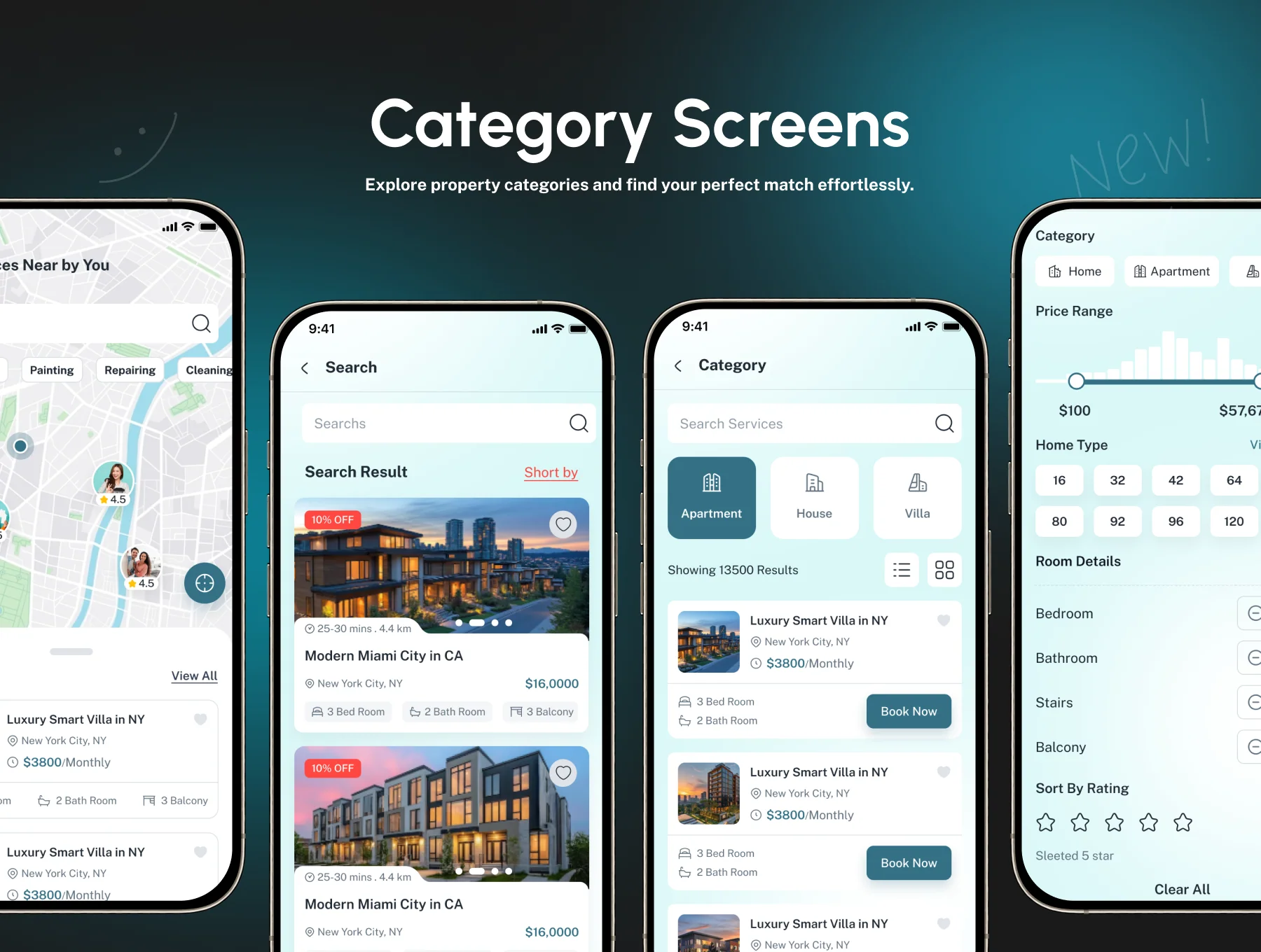 Realify – Real Estate Mobile App Figma UI Kits 4