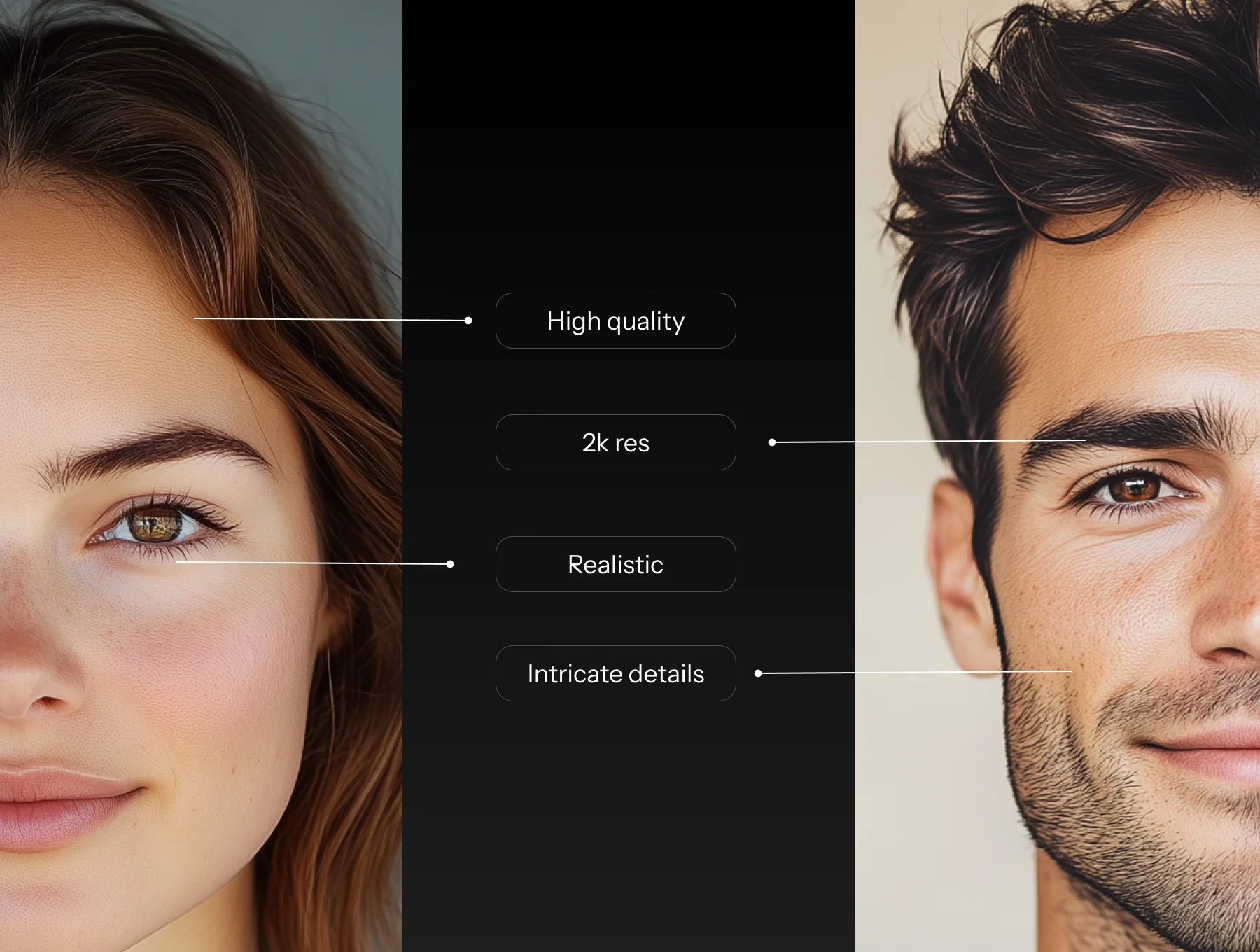 Realistic Faces - Diverse Pack of 92 2