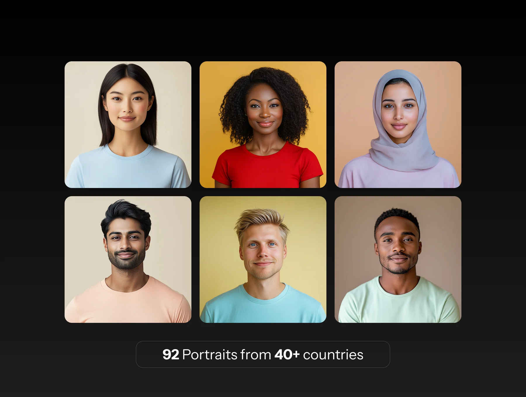 Realistic Faces - Diverse Pack of 92 3