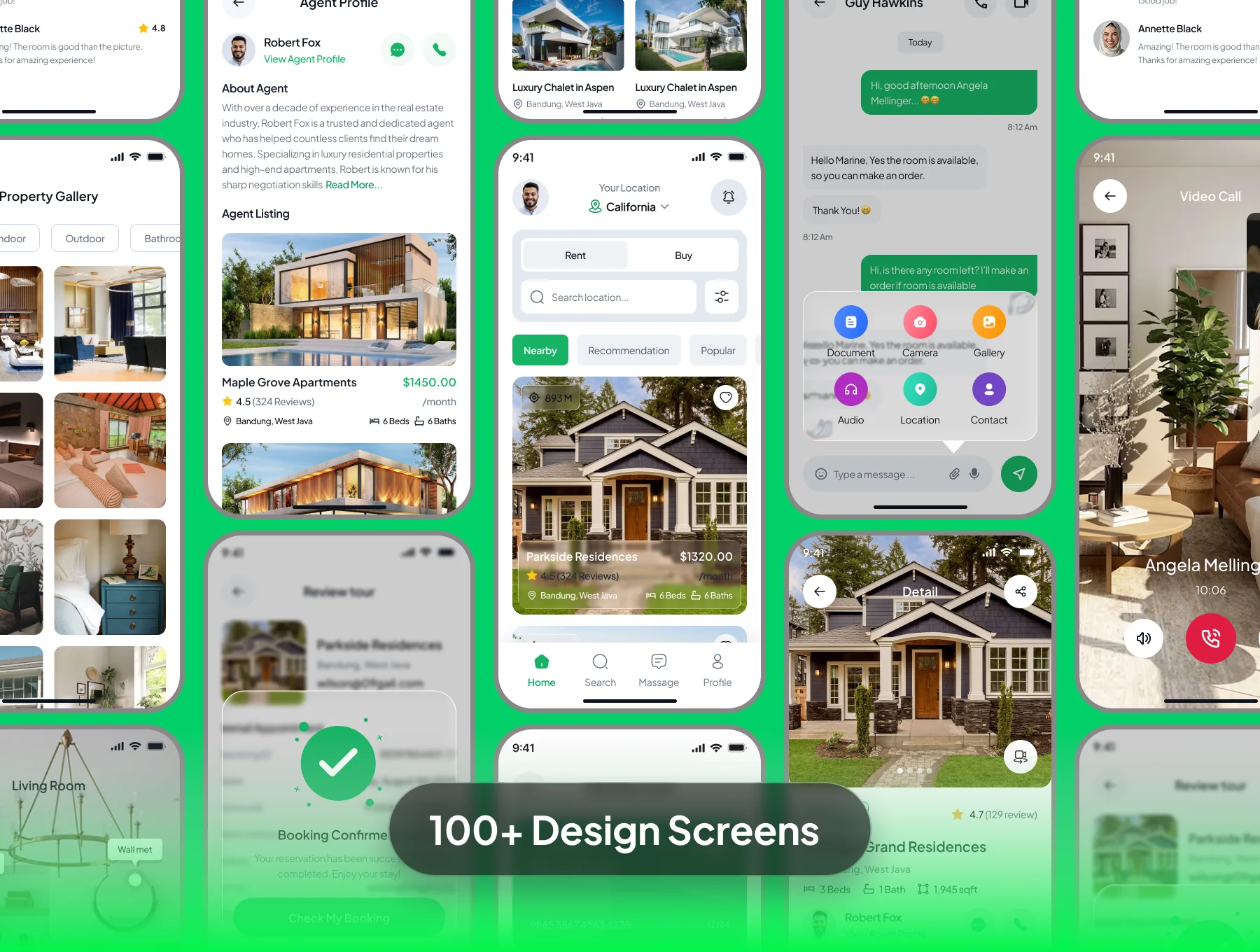 RealNest Real Estate Mobile App Ui kit 2