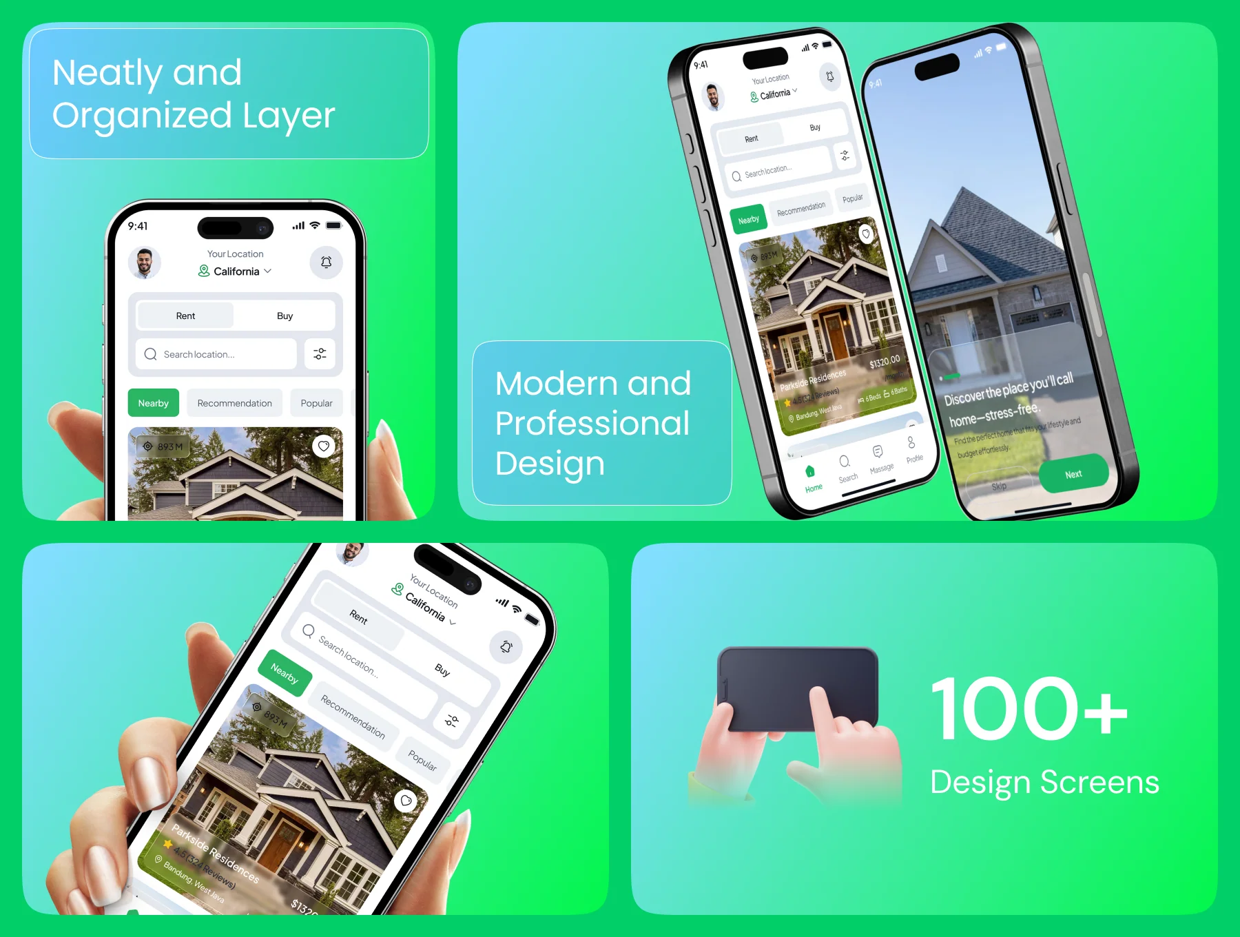 RealNest Real Estate Mobile App Ui kit 4