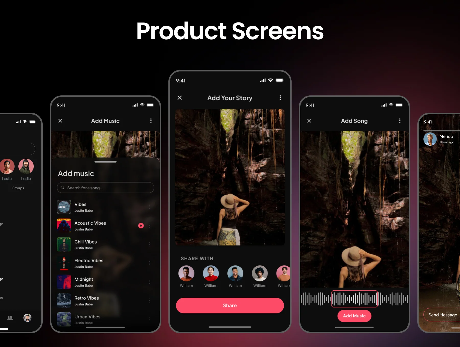 RealUP – Reels Sharing Mobile App UI Kit 6