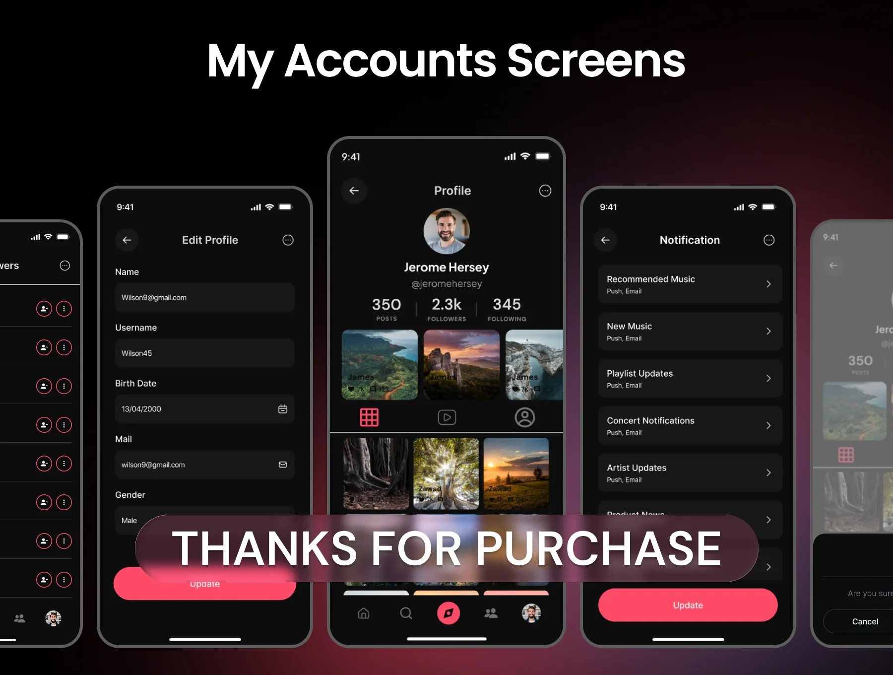 RealUP – Reels Sharing Mobile App UI Kit 8